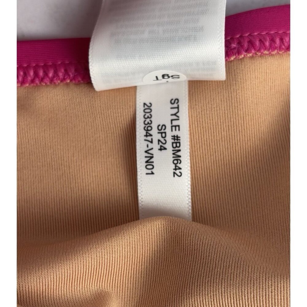 NEW J Crew Hallie Bikini Bottom High Rise Full Coverage M Fuchsia Pink Swim 1425 - Picture 5 of 6